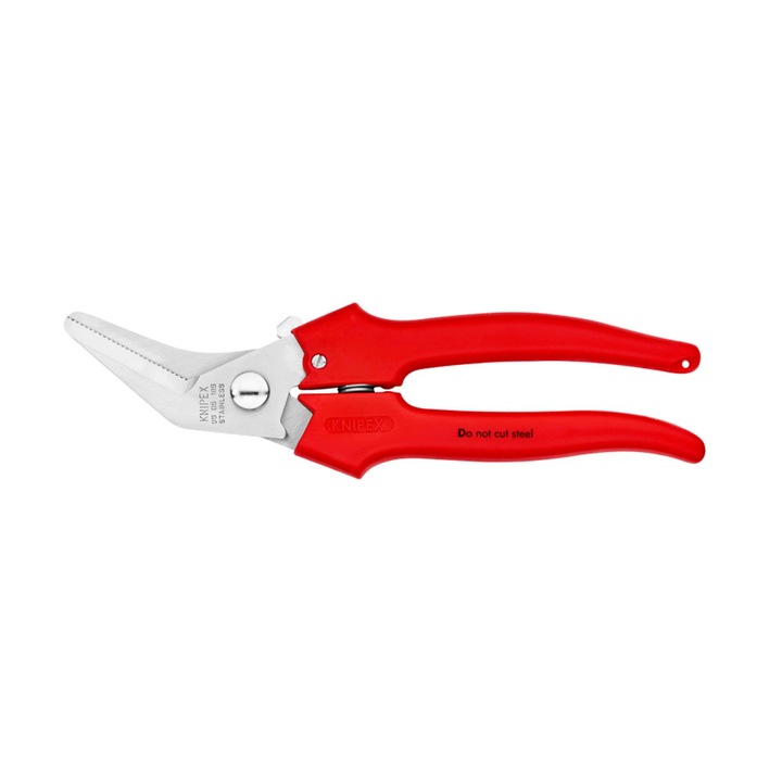 Foarfeca angulara, maner plastic, 185 mm, KNIPEX 95 05 185
