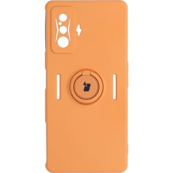 Калъф Bizon, за Xiaomi Poco F4 GT, силиконов, оранжев