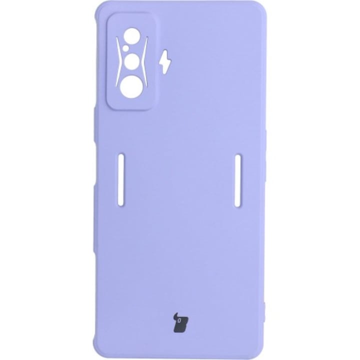 Калъф Bizon, за Xiaomi Poco F4 GT, силиконов, светло лилав
