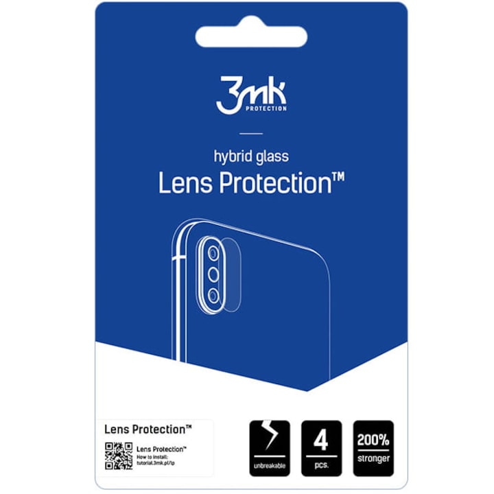3MK Lens Protect Sam A34 5G A346 készülékhez kamera lencse védő 4 db