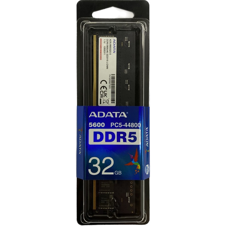 Оперативна памет 32G DDR5 5600 ADATA AD5U560032G-S