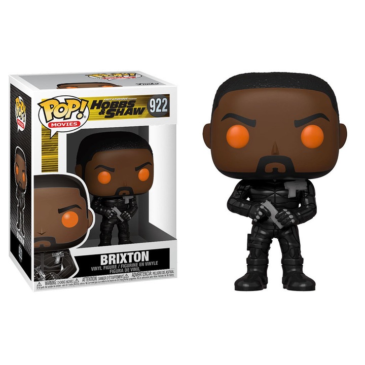 Játékfigura Funko POP! Hobbs & Shaw Brixton 922, szobrocska, 10cm