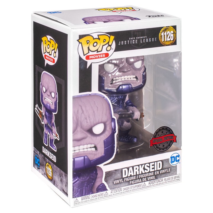 Játékfigura Funko POP! Justice League Darkseid 1126 metalic SE, 10cm