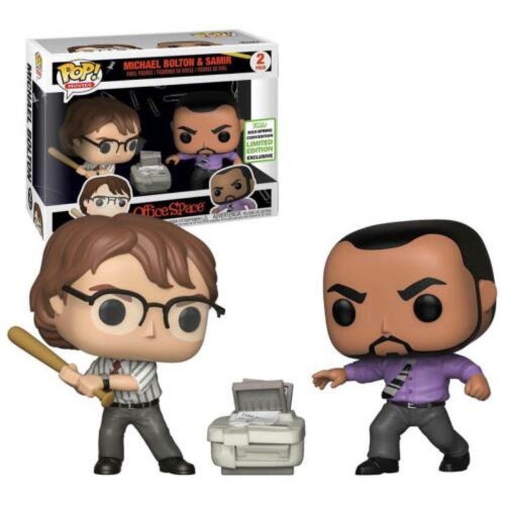 Játékfigura Funko POP! Office Space, M. Bolton & Samir, 2pak, 10cm