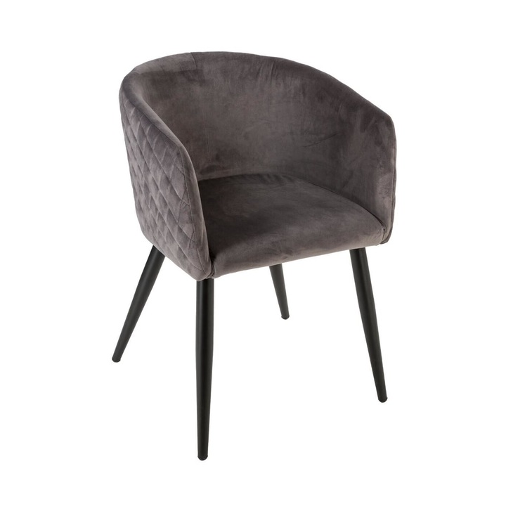 Трапезен стол от кадифе