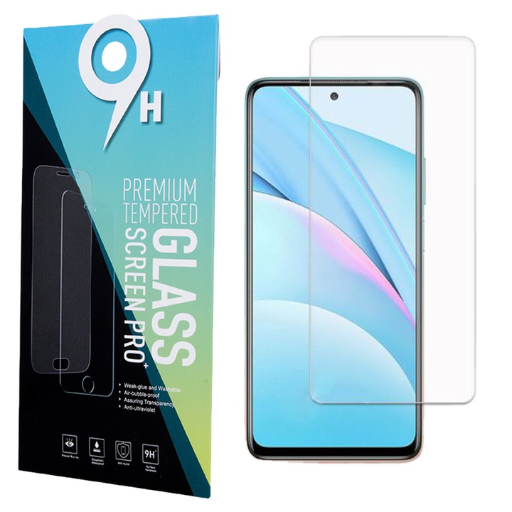Xiaomi Mi 10T 5G / Mi 10T Pro 5G kompatibilis üvegfólia, előlapi, edzett, 9H, 0.3mm