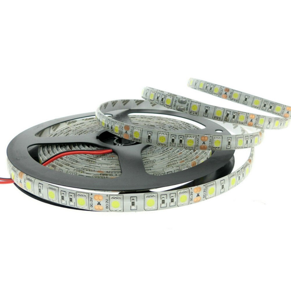 Rola Banda 300 LED 5050 Alb Rece - 500 CM Impermeabila