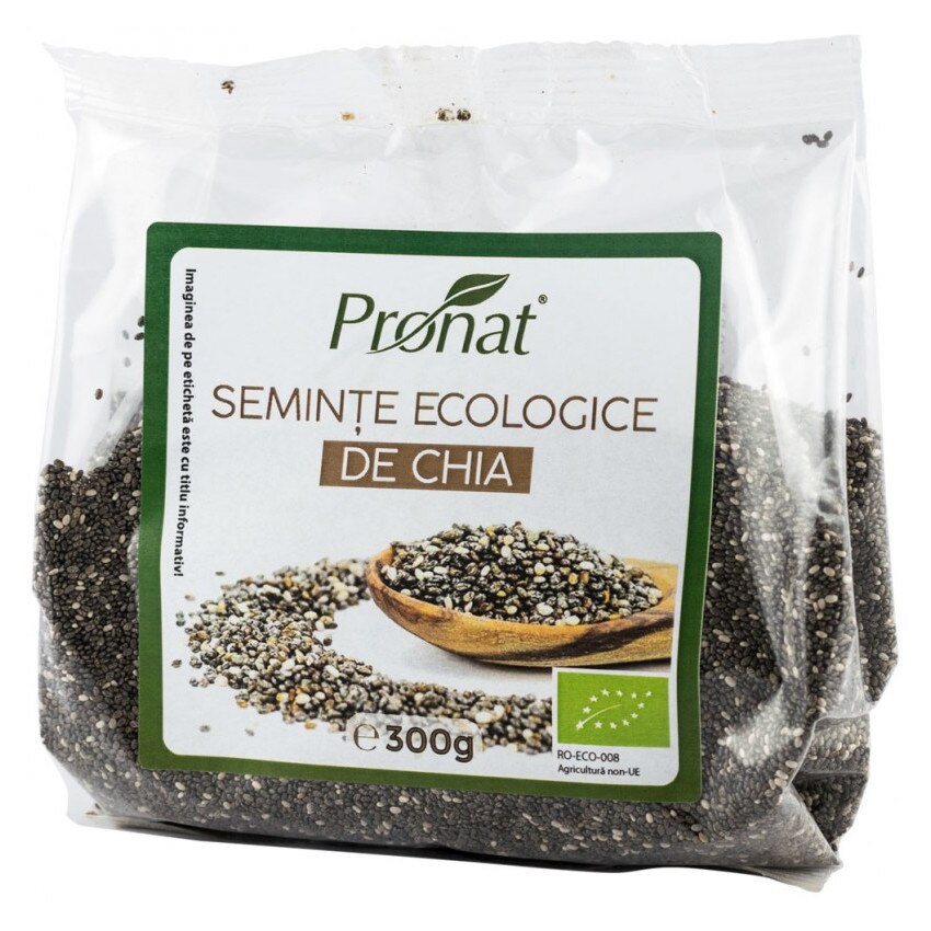 Seminte de chia Bio, Pronat, 300 g