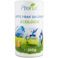 Lapte praf Bio degresat, 1% grasime, Pronat, 250g