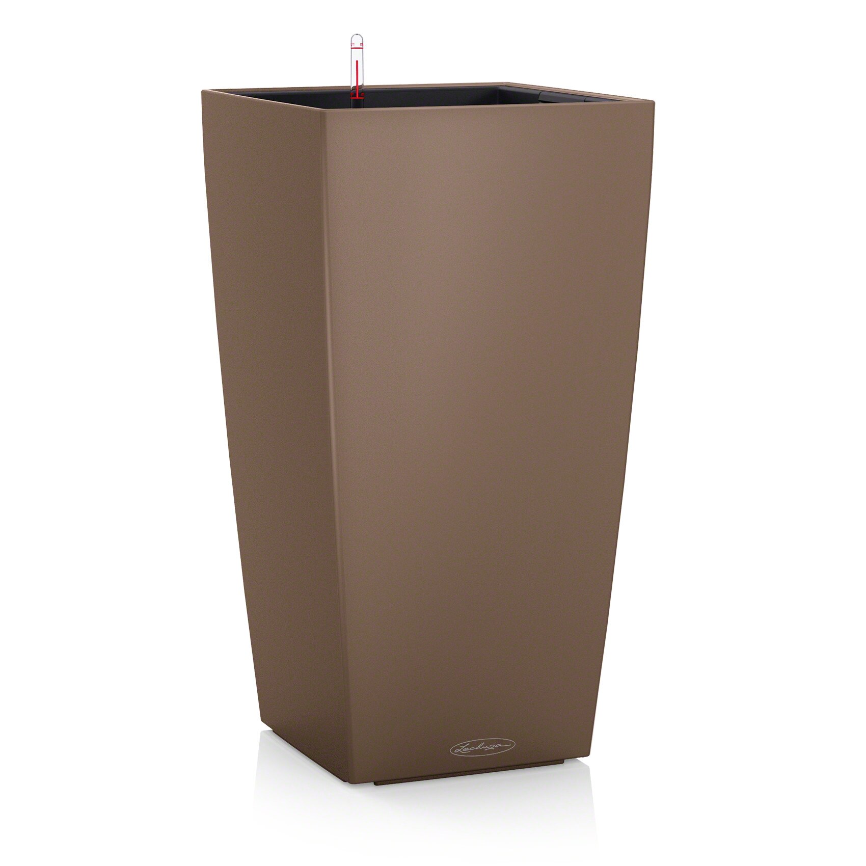 Ghiveci Lechuza Cubico Color 22/41CM - set bej maro/nutmeg 13161