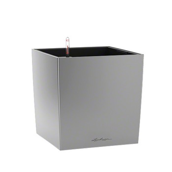 Ghiveci Lechuza Cube Premium 40 - set argintiu 16368 Ghiveci Lechuza Cube Premium 40 - set argintiu 16368
