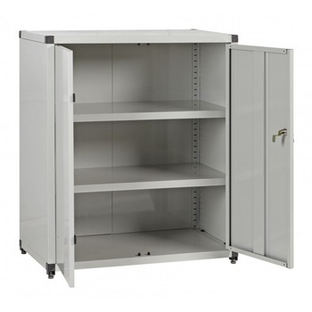 Dulap metalic , 2 usi, 2 polite + baza, 50 kg/polita, 93 x 80 x 44 cm Dulap metalic , 2 usi, 2 polite + baza, 50 kg/polita, 93 x 80 x 44 cm