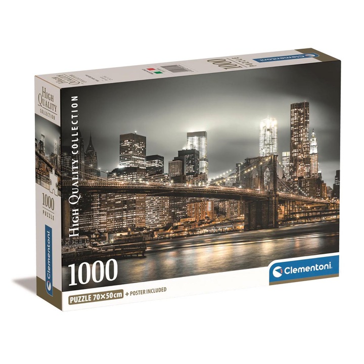 Пъзел, Clementoni, 1000 части, Многоцветен