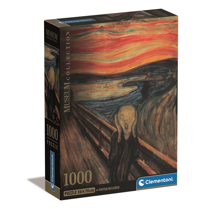 Clementoni Museum Collection puzzle, Munch, A sikoly, 1000 db