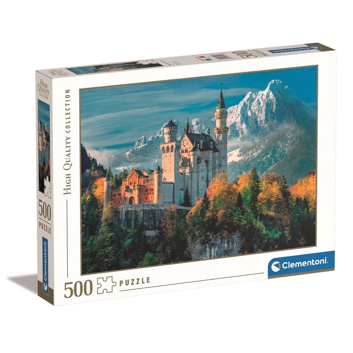 Clementoni High Quality Collection puzzle, Neuschwanstein kastély, 500 db