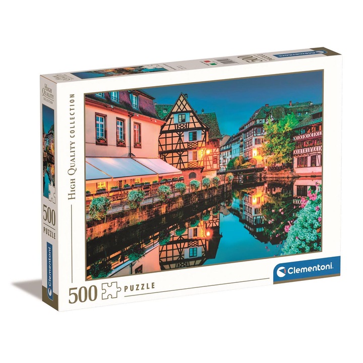Пъзел, Clementoni, Multicolor, Страсбург, 500 бр