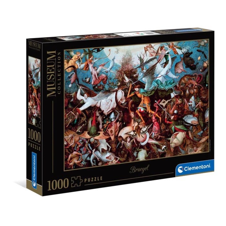 Puzzle Clementoni Museum Collection - Pieter Bruegel, The fall of the rebel angels, 1000 piese