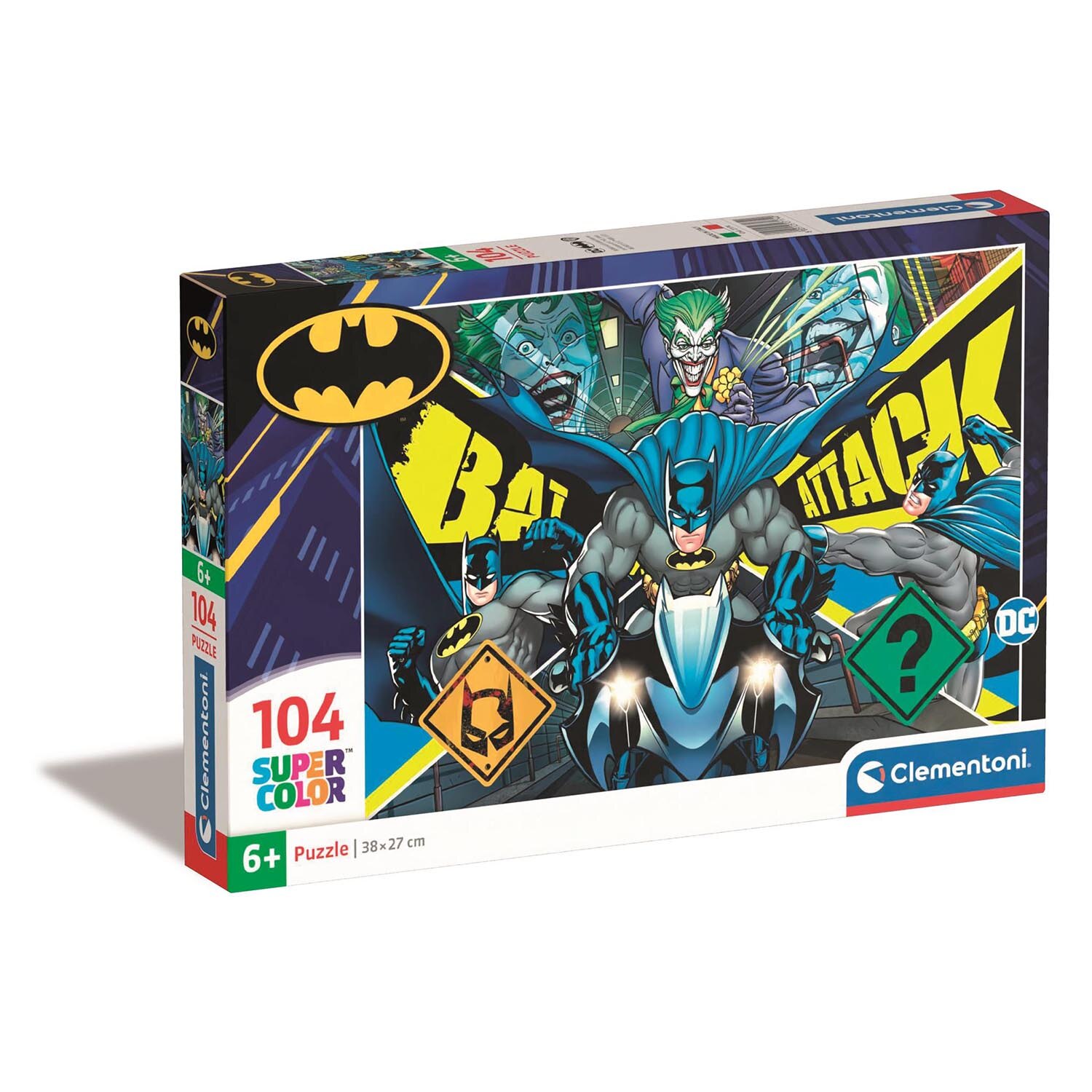 Puzzle Clementoni SuperColor - Batman, 104 piese