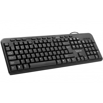 Tastatura Spacer SPKB-169, Negru Tastatura Spacer SPKB-169, Negru