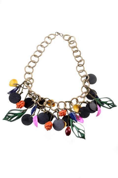 Colier, Gloria Maris Handmade, Shell7485 Multicolor, 51 cm