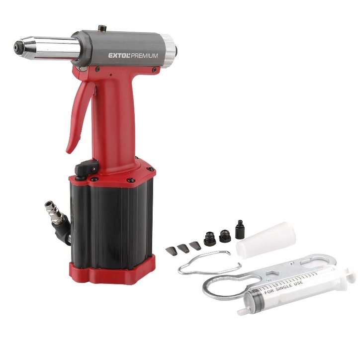 Dispozitiv de nituit pneumatic Extol Premium, 2,4 - 4,8 mm