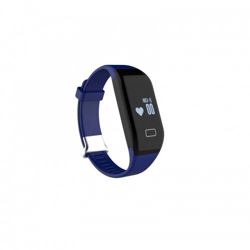 Bratara Fitness Wee Plug STOREX SB15 cu pedometru si ritm cardiac,albastru inchis