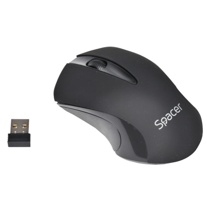 Безжична мишка Spacer SPMO-W12, Черна