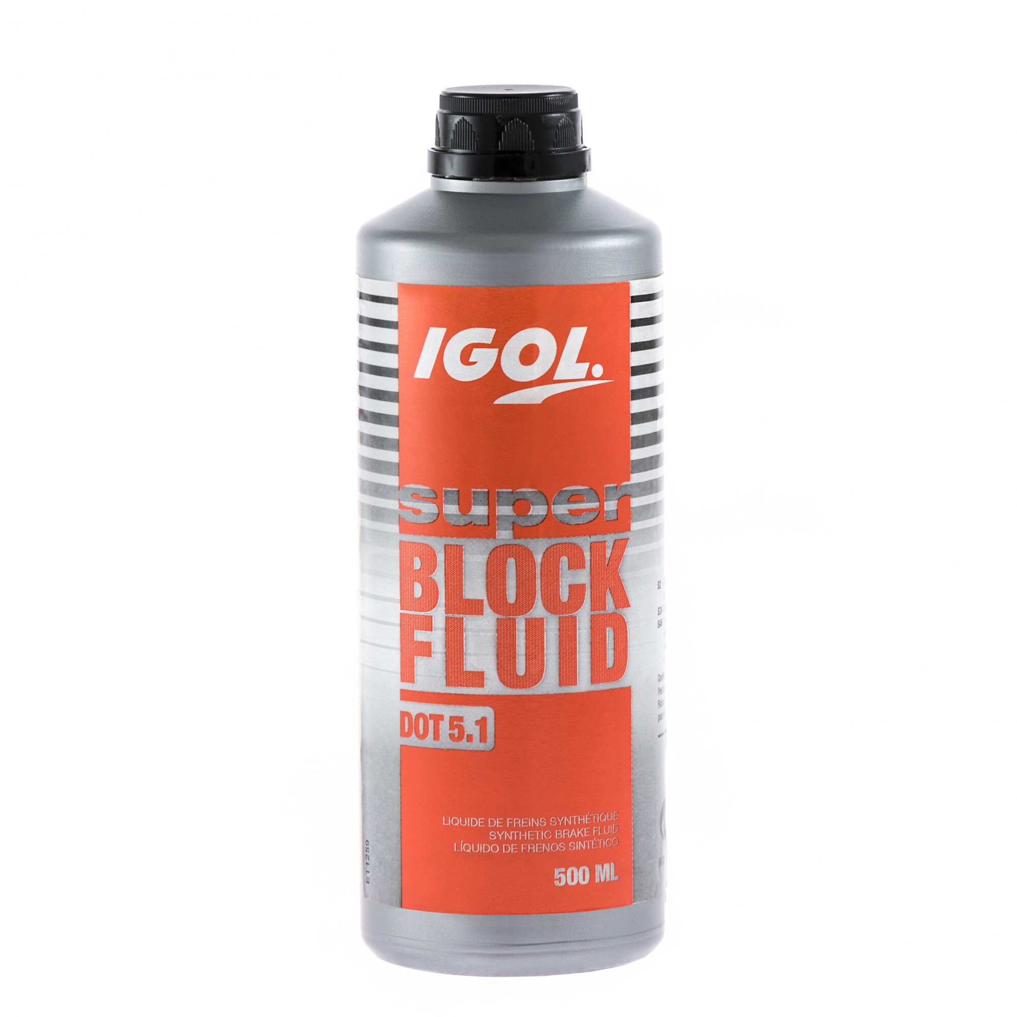 Lichid de frana sintetic IGOL SUPER BLOCK FLUID DOT 5.1, 500 ml
