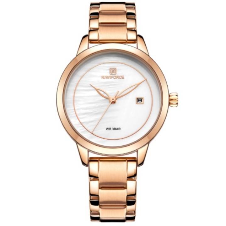 Női karóra, Naviforce, Rozsdamentes acél, Arany