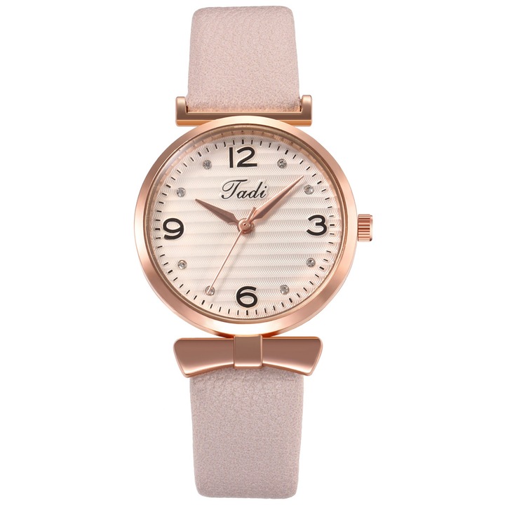 Phoebe óra-barna1 KP13002, kvarc, rozsdamentes acél, szintetikus