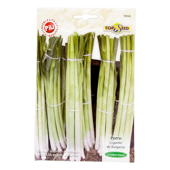 Seminte de praz Bulgarian Giant, La Semiorto Semeni, 5 Grame