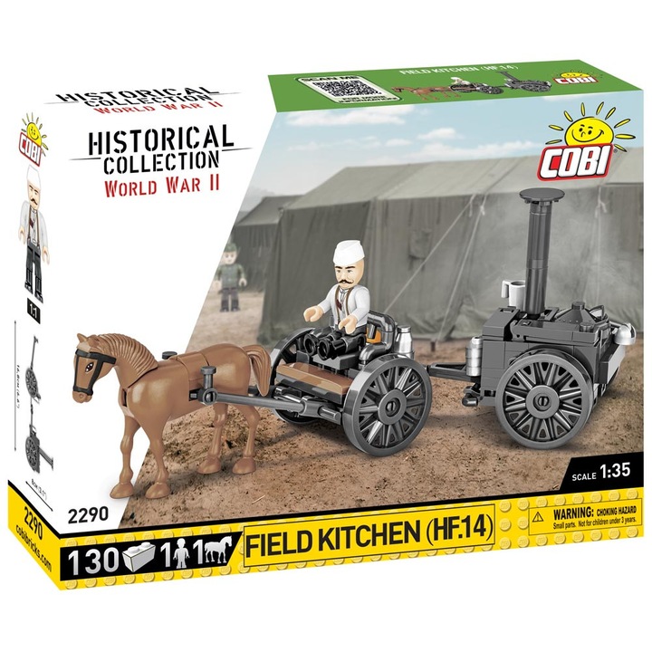Set de Construit Field Kitchen HF14, 130 piese