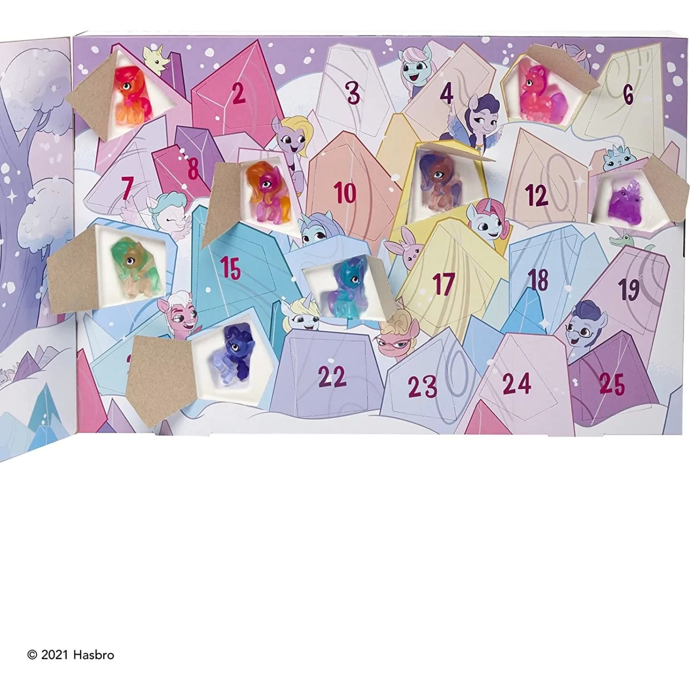 Комплект 25 фигурки My Little Pony, Snow Party Countdown, Адвент ...