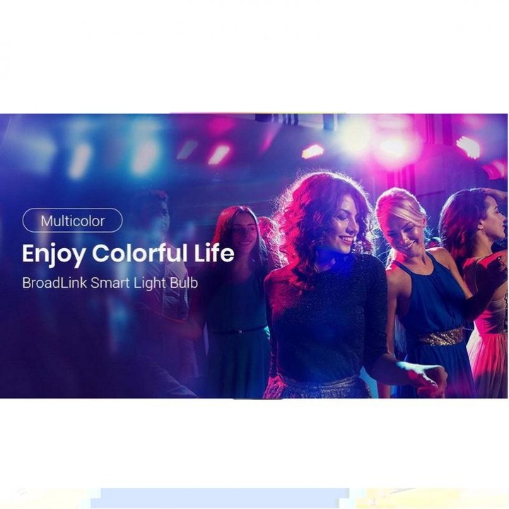 Broadlink LB4E27 RGB Wifi LED интелигентни крушки (4 бр.)