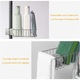 Suport bureti bucatarie, Inox, argintiu