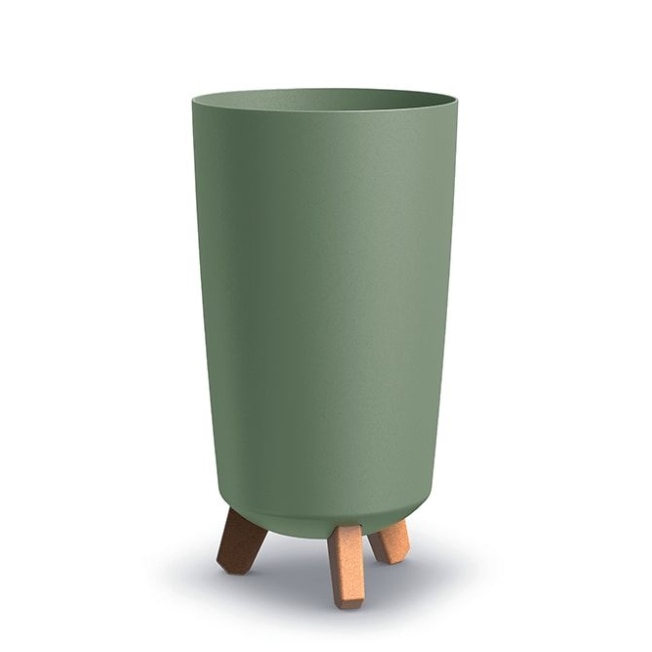Prosperplast Vaso Tubus Slim - Trasparente, 15 Cm (Diametro) X 28.6 Cm (Altezza) - Moderno, Resistente UV - 2