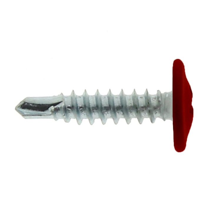 Set 500 x Surub Autoforant Cap Special Plat+saiba Otel Vopsit-4.2x25 R 3011