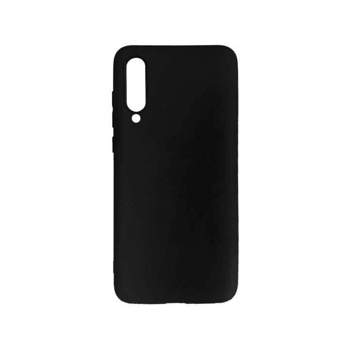 Силиконов кейс Lemontti Silky съвместим с Xiaomi Mi 9 Pro 5G, Черен