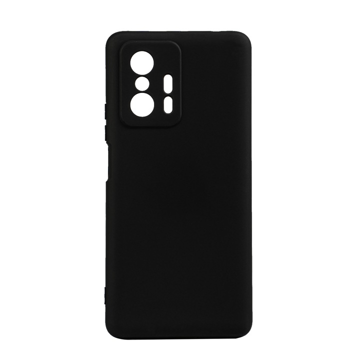 Защитен калъф Spacer за Xiaomi 11T, Гъвкав силиконов материал, Черен