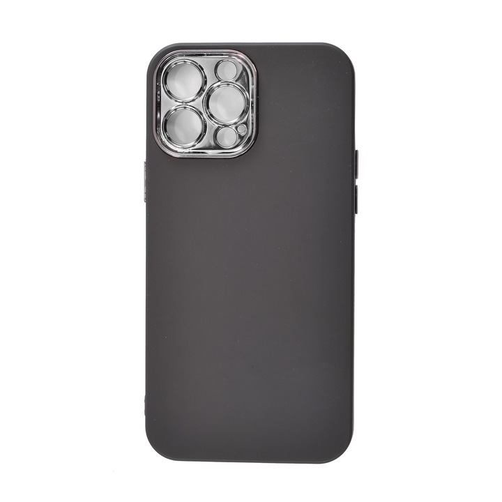 Husa de protectie telefon compatibila iPhone 13 Pro Max, TPU, Negru