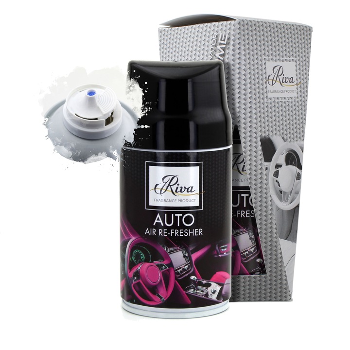 Odorizant auto RIVA Air Re-Fresher, roz, 115ml