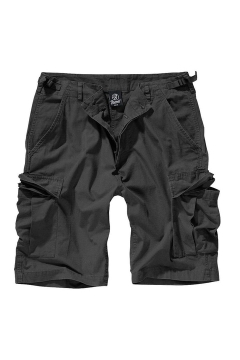 Rövidnadrág Brandit BDU Rip-Stop, Fekete