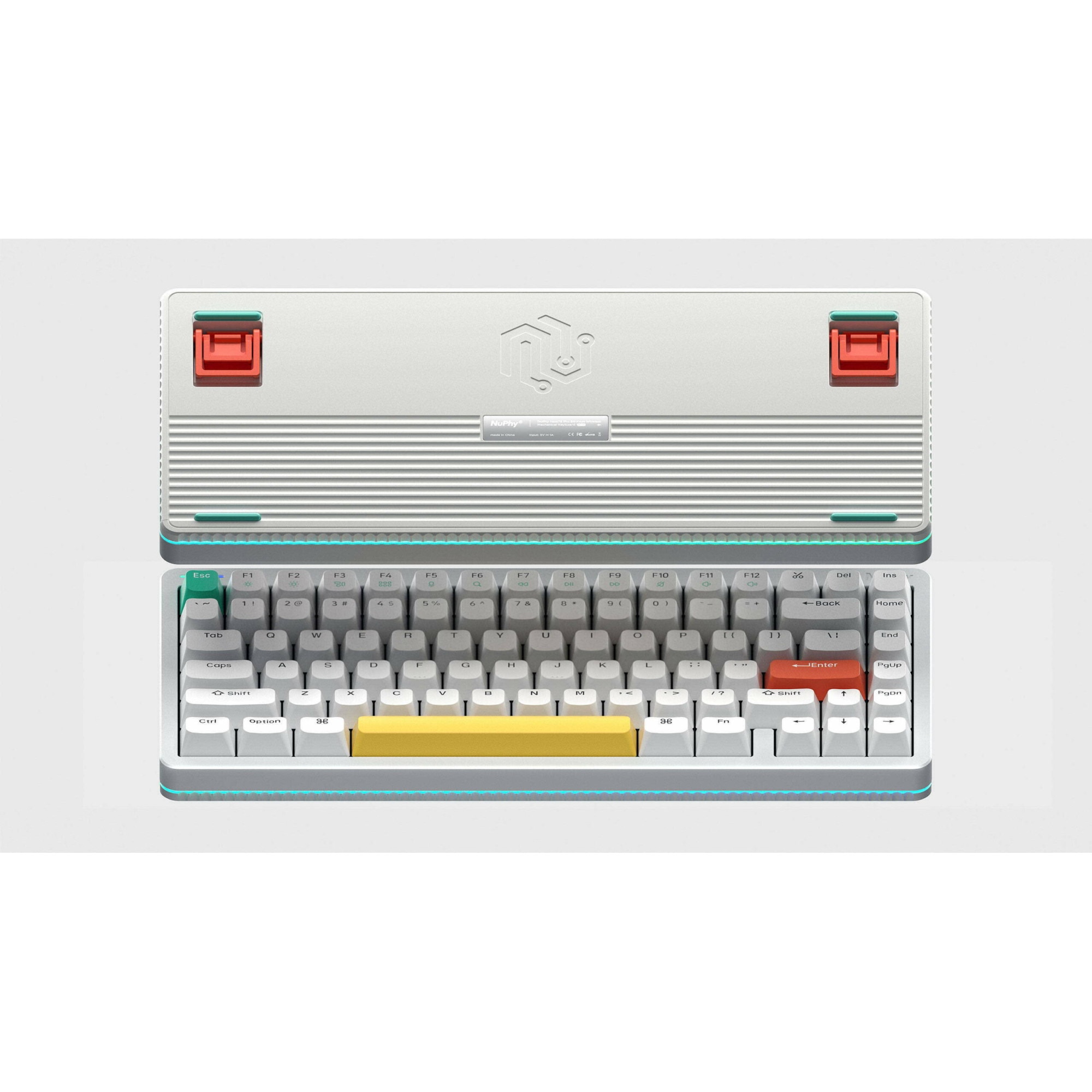 Tastatura mecanica fara fir Nuphy Halo75, Gateron Baby Kangaroo