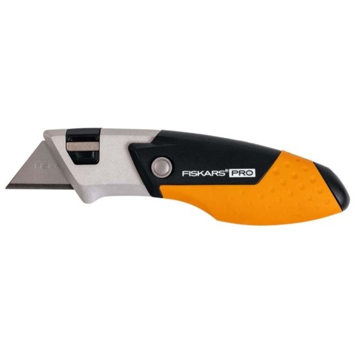 Cutter compact Fiskars CarbonMax, lama rezistenta, maner ergonomic, 1062939