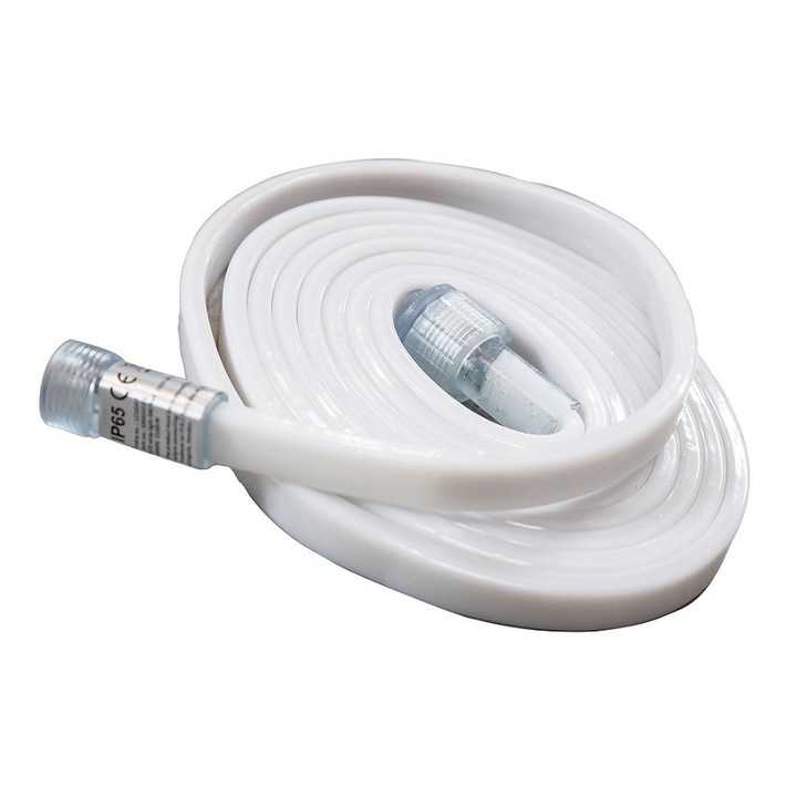 Banda LED, Plastic, Clasa IP65, Alb
