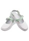 Sandale medicali din piele Tellus 74-08/05, Alb cu verde, 36