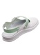 Sandale medicali din piele Tellus 74-08/05, Alb cu verde, 36