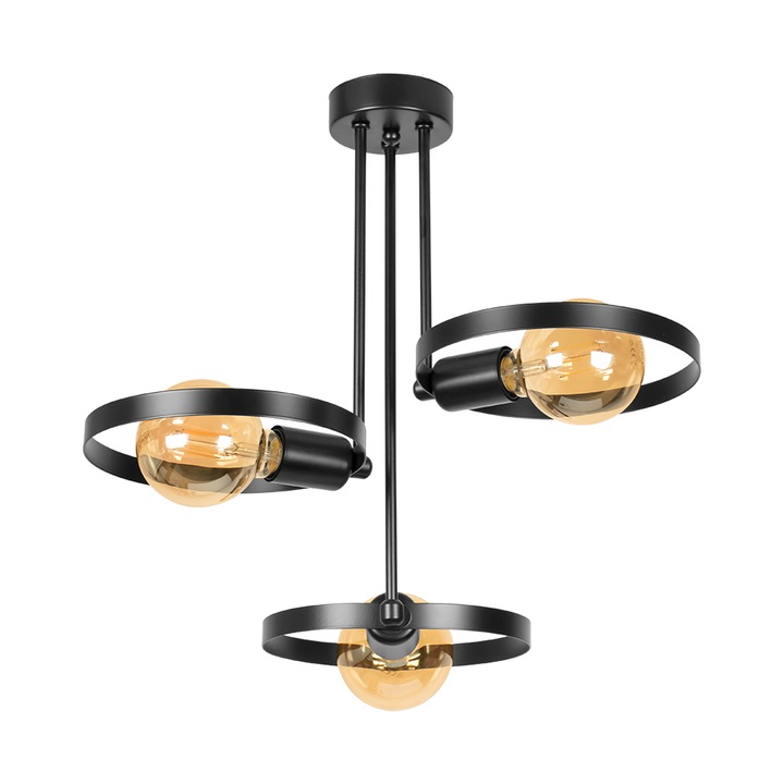 Candelabru Lightstyle Venus, 3xE27, Negru