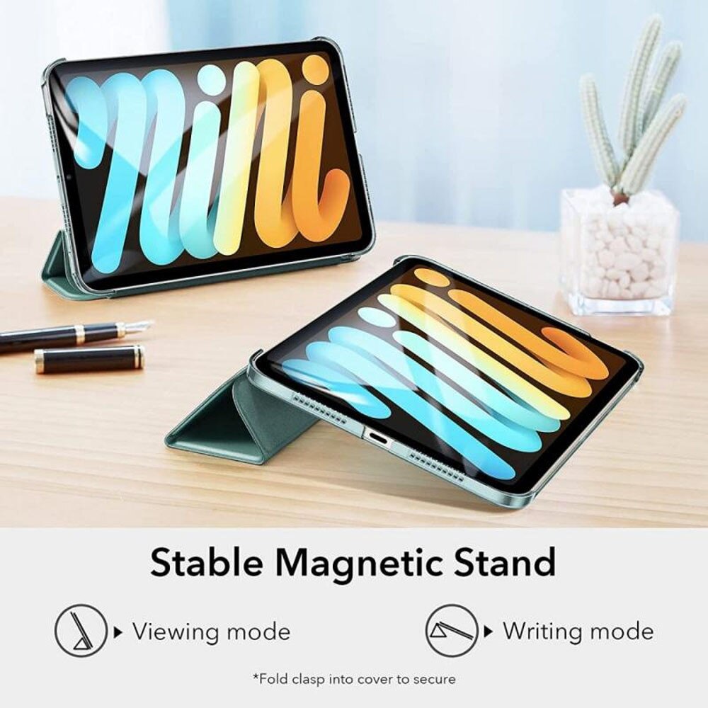 Husa tableta din piele pentru Apple iPad Air 4 2020, Air 5 2022, Protectie Completa, Functie de Stand, Verde