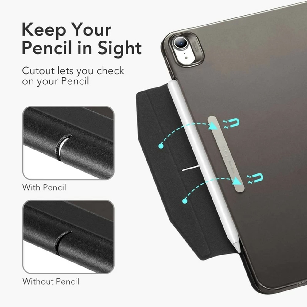 Husa pentru iPad Air 4 (2020), Air 5 (2022), ESR Ascend Trifold, Grey